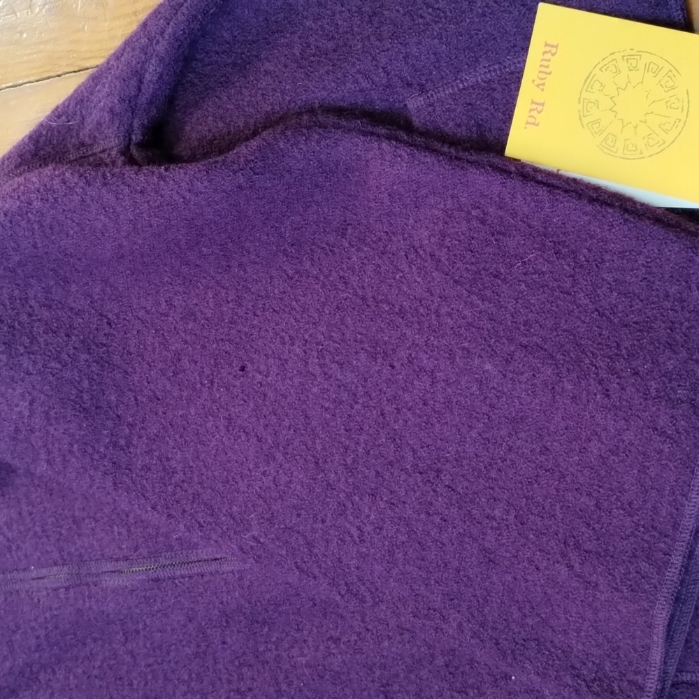 Ruby Rd Wool Plum/Purple Jacket - Picture 3 of 5